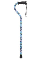 Designer Dark Blue Vivienne May: Comfort Grip Offset Cane Offset Handled Canes - Tophatter Daily Deals