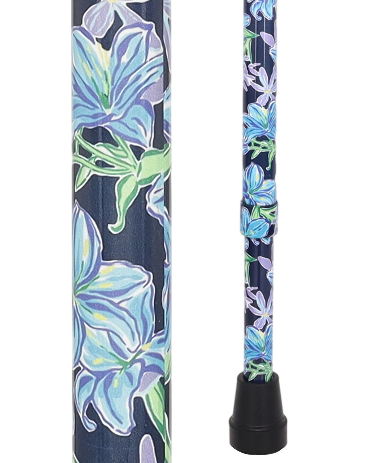 Designer Dark Blue Vivienne May: Comfort Grip Offset Cane Offset Handled Canes - Tophatter Daily Deals