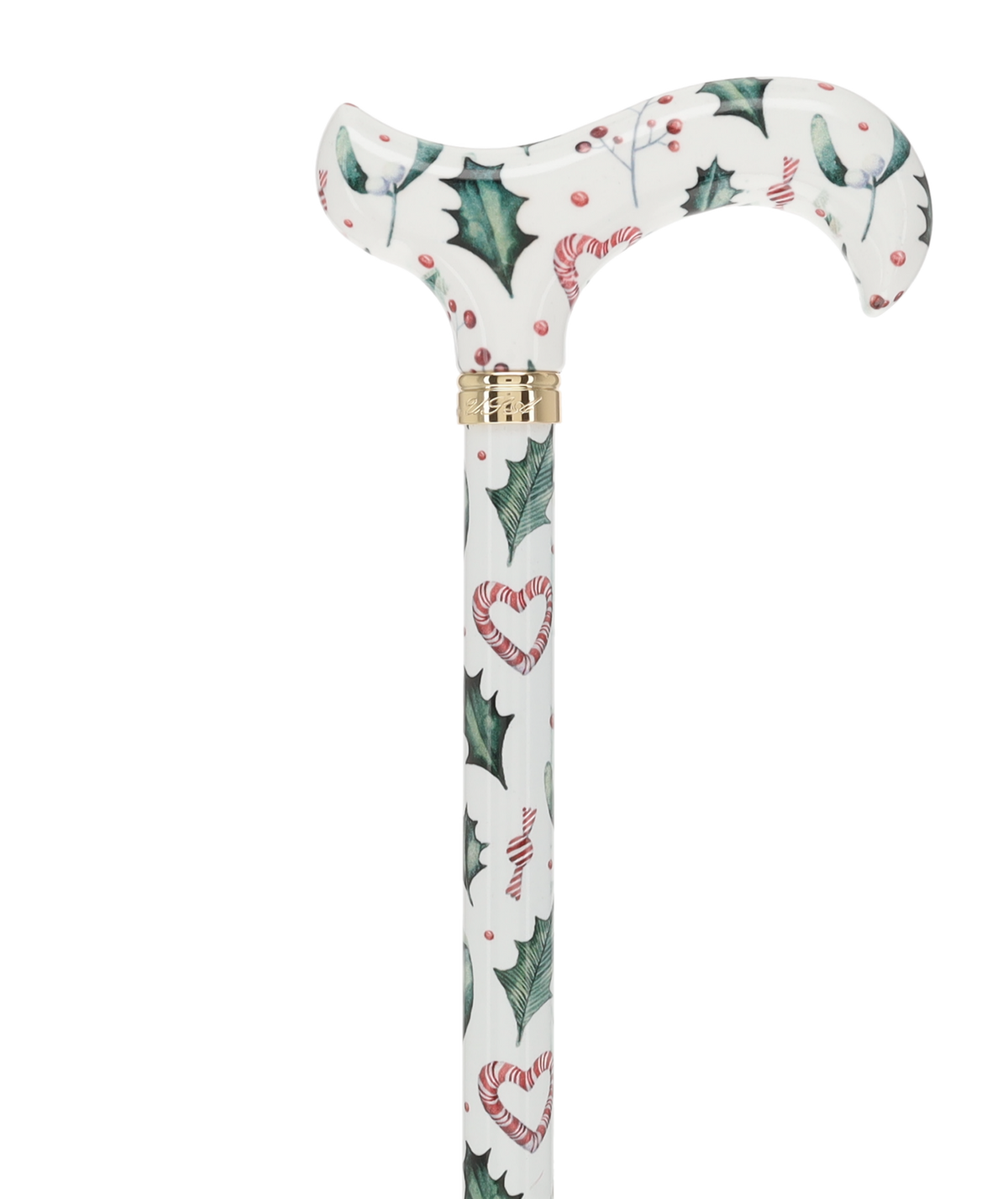 Holiday Cheer Designer Derby Adjustable Cane Adjustable Walking Canes - Tophatter Daily Deals
