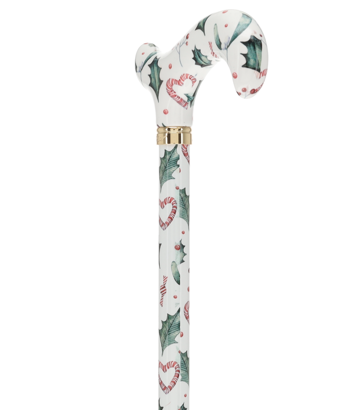 Holiday Cheer Designer Derby Adjustable Cane Adjustable Walking Canes - Tophatter Daily Deals