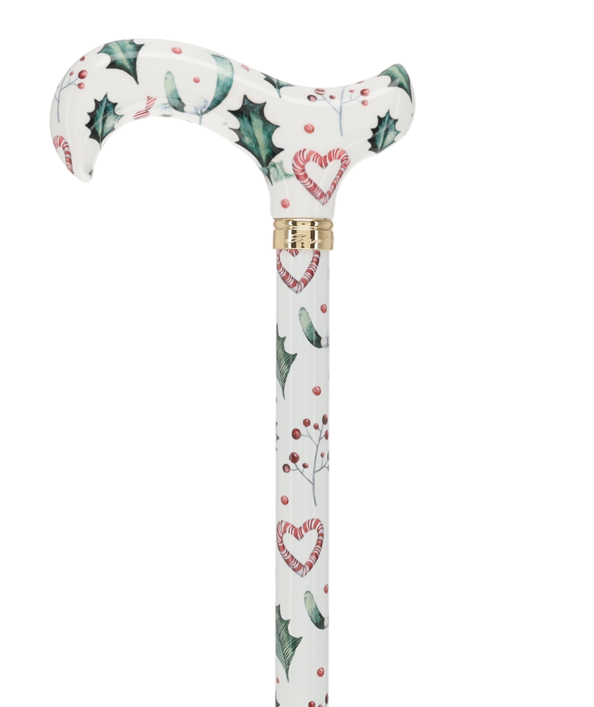 Holiday Cheer Designer Derby Adjustable Cane Adjustable Walking Canes - Tophatter Daily Deals