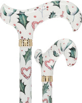 Holiday Cheer Designer Derby Adjustable Cane Adjustable Walking Canes - Tophatter Daily Deals