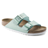 Birkenstock Arizona Leather Sandals Wash Mineral Medium Narrow Footwear - Tophatter Daily Deals