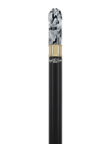 Super Strong Black Onyx Cane: Pearlescent Acrylic, Beechwood Extra Strong Walking Canes - Tophatter Daily Deals