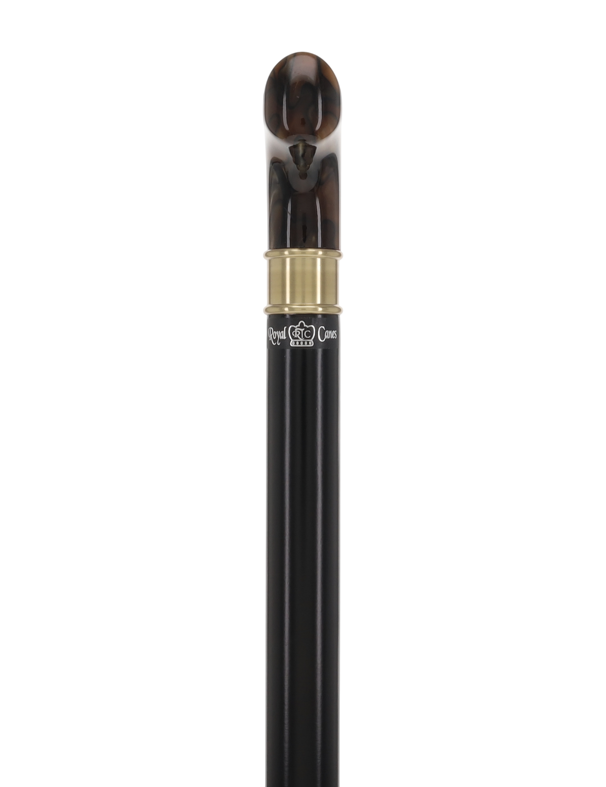 Super Strong Golden Sienna Derby: Extra Long Pearlescent Handle Extra Strong Walking Canes - Tophatter Daily Deals