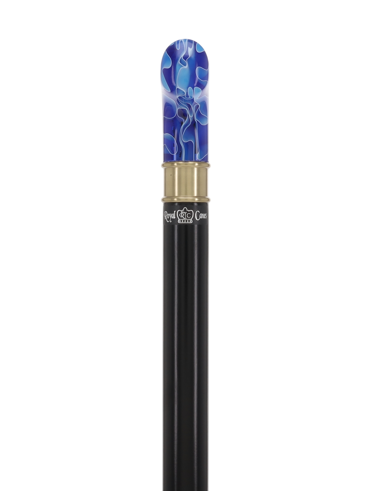 Super Strong Arctic Blue Derby: Extra Long Pearlescent Handle Extra Strong Walking Canes - Tophatter Daily Deals