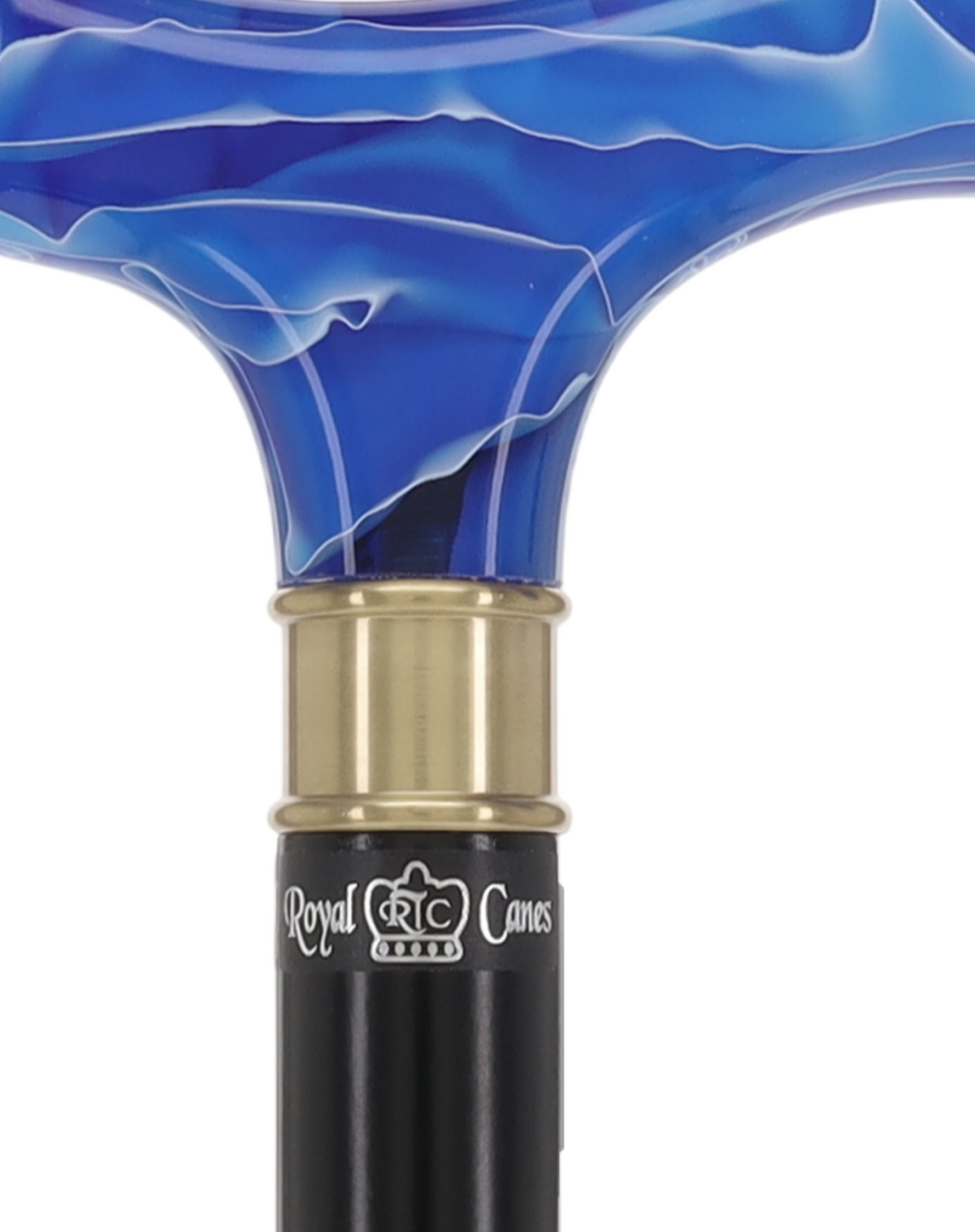 Super Strong Arctic Blue Derby: Extra Long Pearlescent Handle Extra Strong Walking Canes - Tophatter Daily Deals