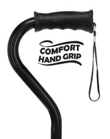 Black Aluminum Convertible Quad Base Walking Cane - Adjustable Shaft Quad Base Canes - Tophatter Daily Deals