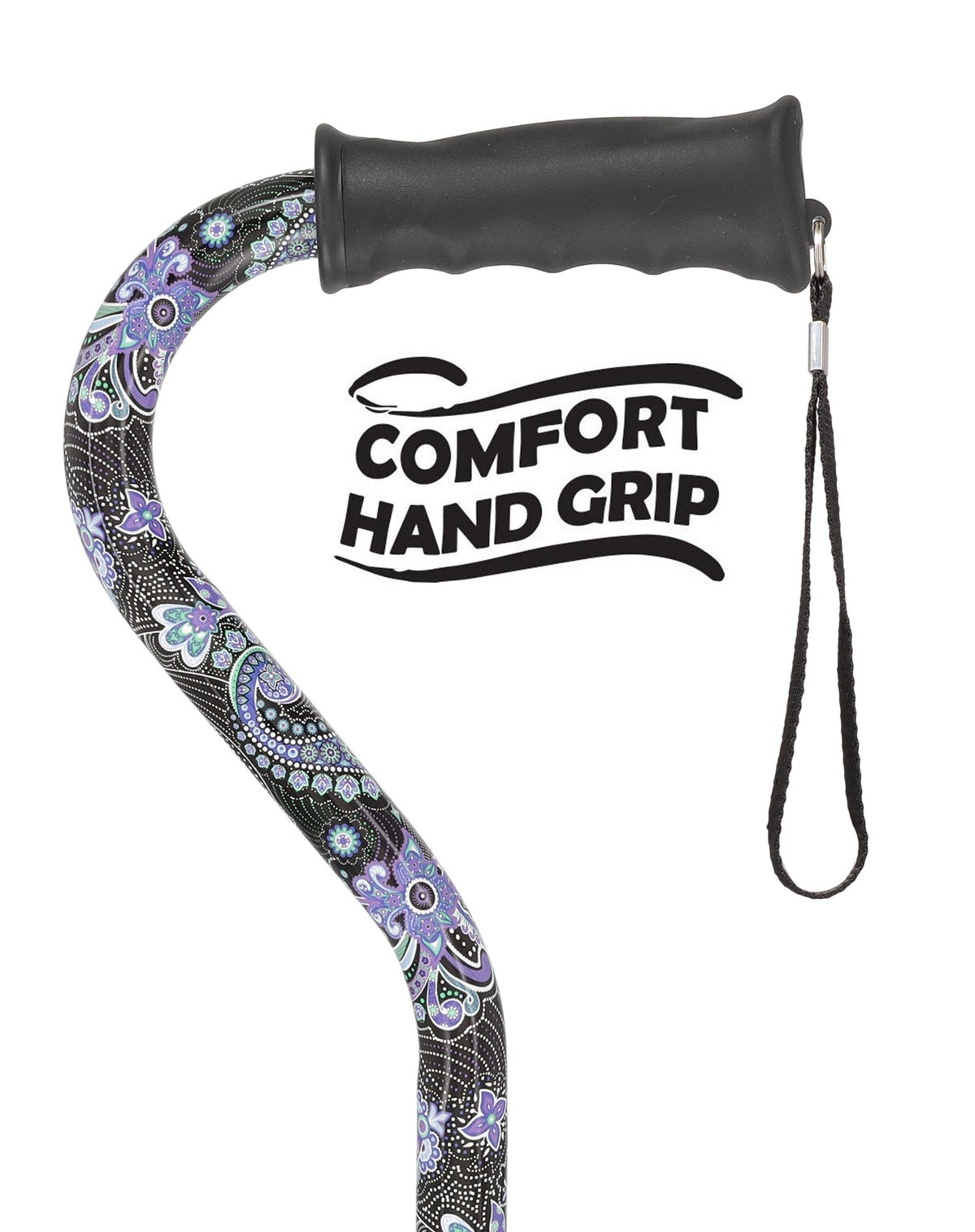 Purple Majesty Aluminum Convertible Quad Base Walking Cane - Adjustable Shaft Quad Base Canes - Tophatter Daily Deals