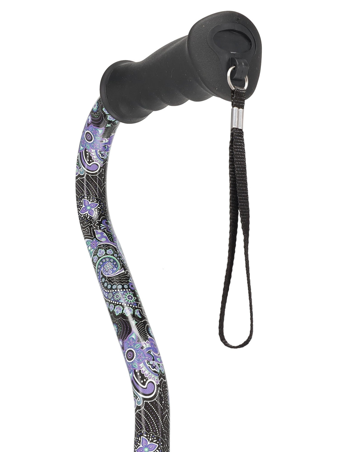 Purple Majesty: Adjustable Offset Walking Cane Comfort Grip Adjustable Walking Canes - Tophatter Daily Deals