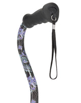 Purple Majesty: Adjustable Offset Walking Cane Comfort Grip Adjustable Walking Canes - Tophatter Daily Deals