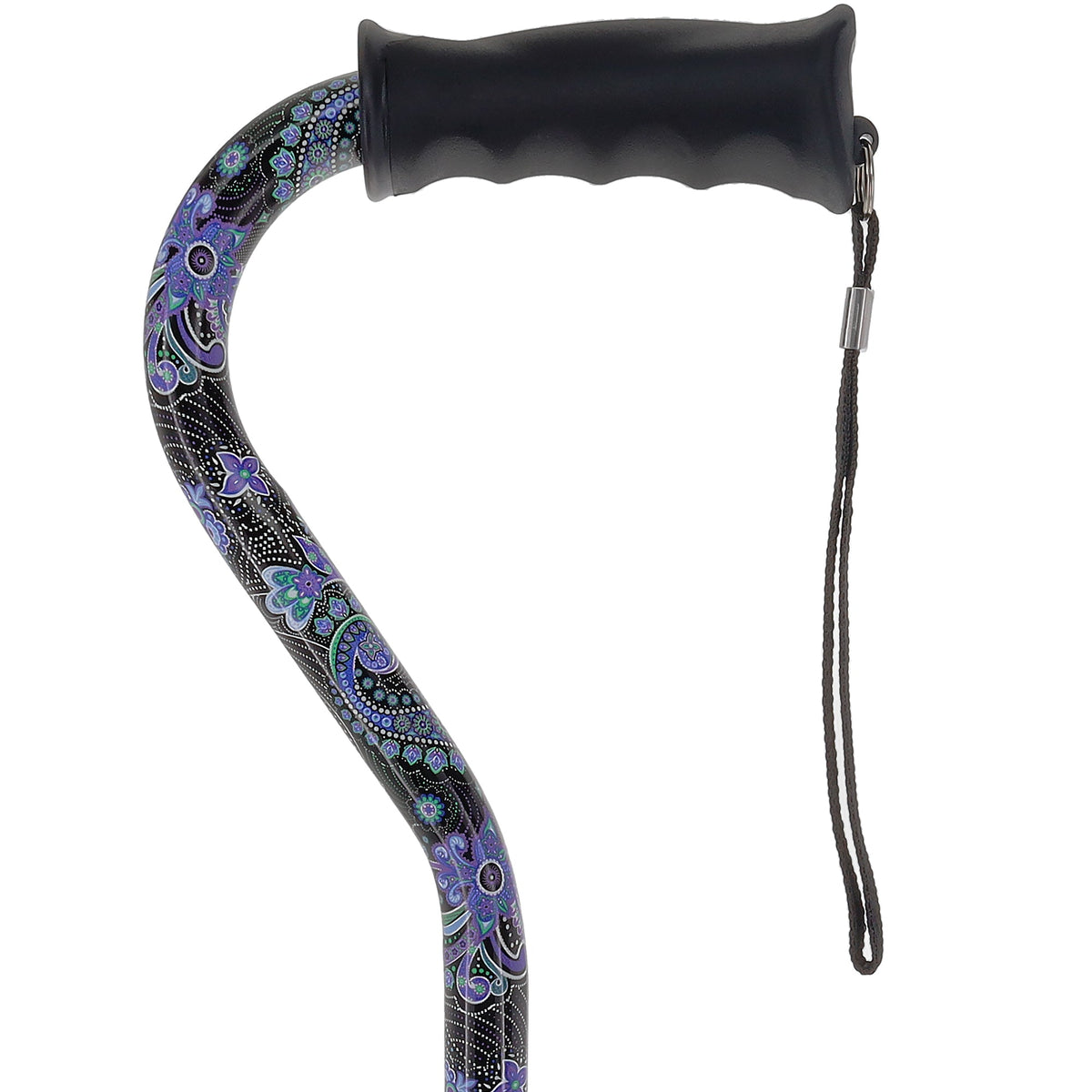 Purple Majesty Designer Cane: Comfort Grip & SafeTbase, Adjustable Safetbase Canes - Tophatter Daily Deals