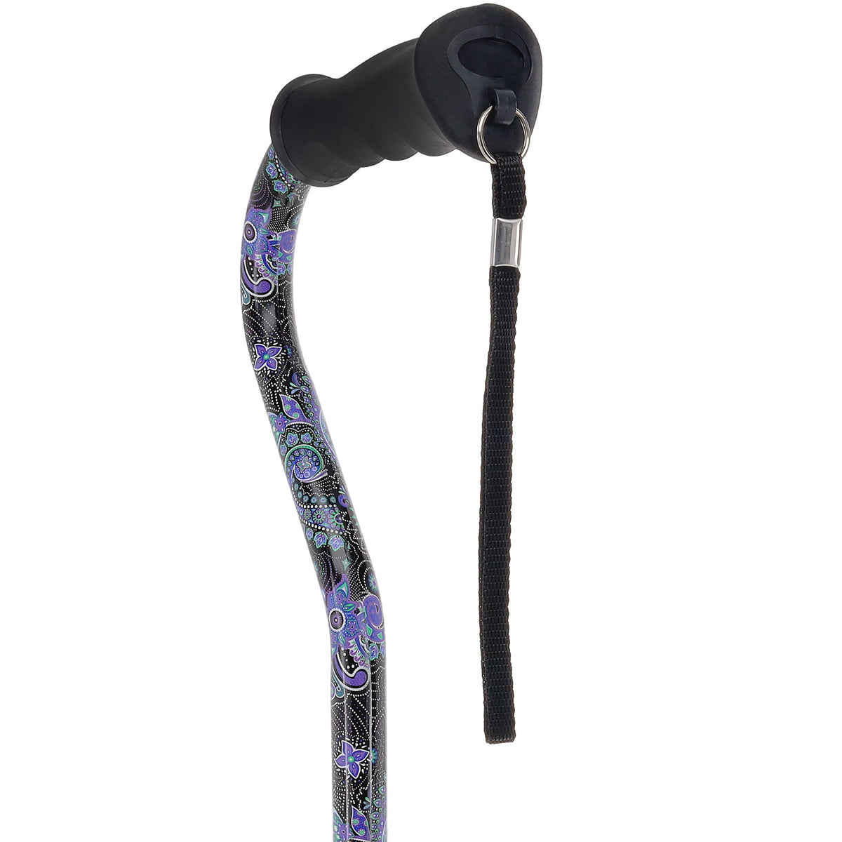 Purple Majesty Designer Cane: Comfort Grip & SafeTbase, Adjustable Safetbase Canes - Tophatter Daily Deals
