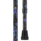 Purple Majesty: Adjustable Offset Walking Cane Comfort Grip Adjustable Walking Canes - Tophatter Daily Deals