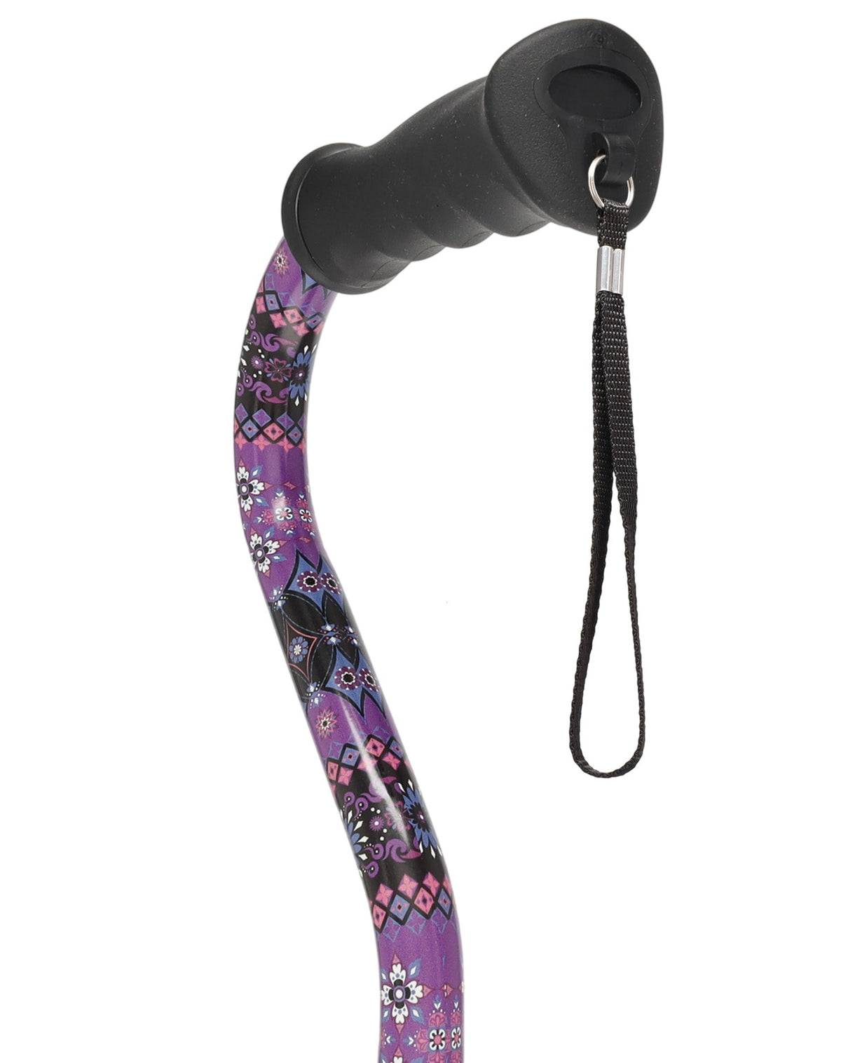 Pretty Purple Designer Cane: Adjustable, Comfort Grip Adjustable Walking Canes - Tophatter Daily Deals