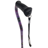 Designer Purple Cane: Comfort Grip & SafeTbase, Adjustable Safetbase Canes - Tophatter Daily Deals