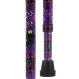 Designer Purple Cane: Comfort Grip & SafeTbase, Adjustable Safetbase Canes - Tophatter Daily Deals