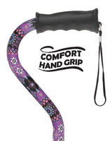 Pretty Purple Designer Cane: Adjustable, Comfort Grip Adjustable Walking Canes - Tophatter Daily Deals