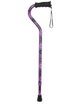 Pretty Purple Designer Cane: Adjustable, Comfort Grip Adjustable Walking Canes - Tophatter Daily Deals