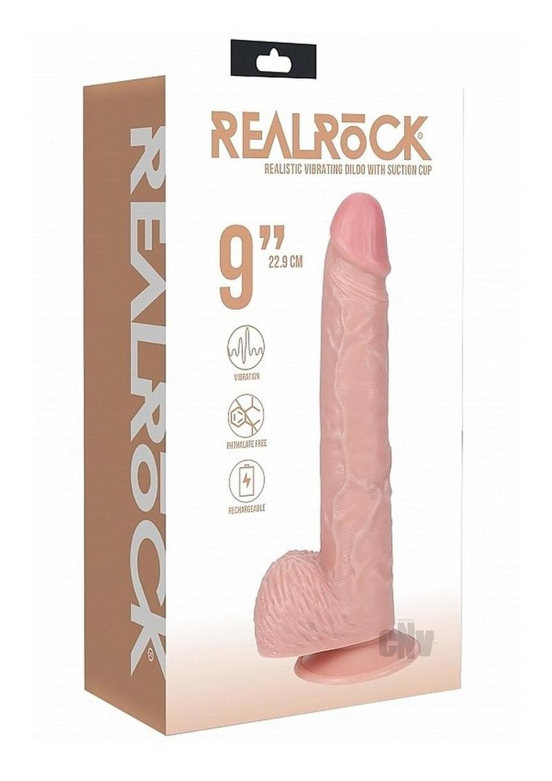 Realrock Vibe Cock Balls Straight 9 Fle - Tophatter Daily Deals