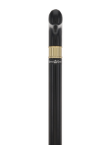 Super Strong Sleek Black Derby Cane - Beechwood & Brass Extra Strong Walking Canes - Tophatter Daily Deals