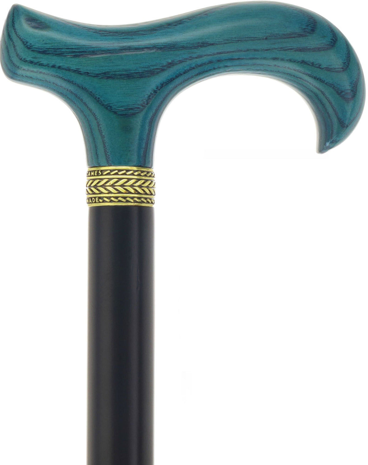 Royal Canes Classic Derby Walking Cane, Wood-Stained, Pewter Collar, Multiple Colors Derby Classic Walking Canes - Tophatter Daily Deals