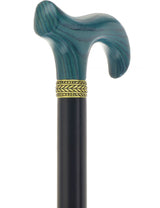 Royal Canes Classic Derby Walking Cane, Wood-Stained, Pewter Collar, Multiple Colors Derby Classic Walking Canes - Tophatter Daily Deals
