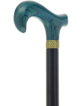 Royal Canes Classic Derby Walking Cane, Wood-Stained, Pewter Collar, Multiple Colors Derby Classic Walking Canes - Tophatter Daily Deals