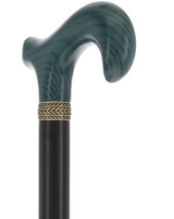 Super Strong - XL Size - Extra Long & Strong (Blue, Black, Pewter Collar) Derby Classic Walking Canes - Tophatter Daily Deals