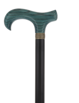 Super Strong - XL Size - Extra Long & Strong (Blue, Black, Pewter Collar) Derby Classic Walking Canes - Tophatter Daily Deals