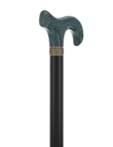 Super Strong - XL Size - Extra Long & Strong (Blue, Black, Pewter Collar) Derby Classic Walking Canes - Tophatter Daily Deals