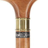 Super Strong Genuine Zebrano Derby - Striped Wood & Brass Extra Strong Walking Canes - Tophatter Daily Deals