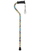 Mosaic Stained: Supportive Quad Base Cane - Comfort Grip Quad Base Canes - Tophatter Daily Deals