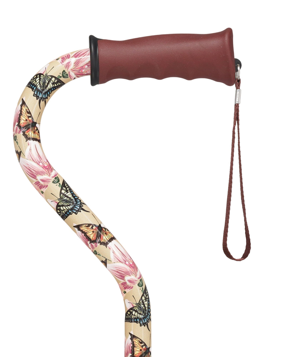 Lily & Butterfly: Adjustable Comfort Grip Offset Walking Cane Adjustable Walking Canes - Tophatter Daily Deals