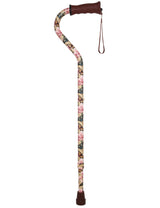 Lily & Butterfly: Adjustable Comfort Grip Offset Walking Cane Adjustable Walking Canes - Tophatter Daily Deals
