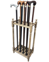 Collector's Dream:Rectangle Walking Cane Stand - Holds up to 11 Canes Walking Cane Stands - Tophatter Daily Deals
