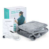 Blanket Heating Mat Winter Electric Shawl British Standard Gray 50x84cm 0 - Tophatter Daily Deals