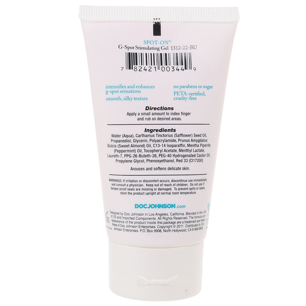 Spot-On G-Spot Stimulating Gel in 2oz/56g Lubes and Lotions > Sexual Stimulants - Tophatter Daily Deals