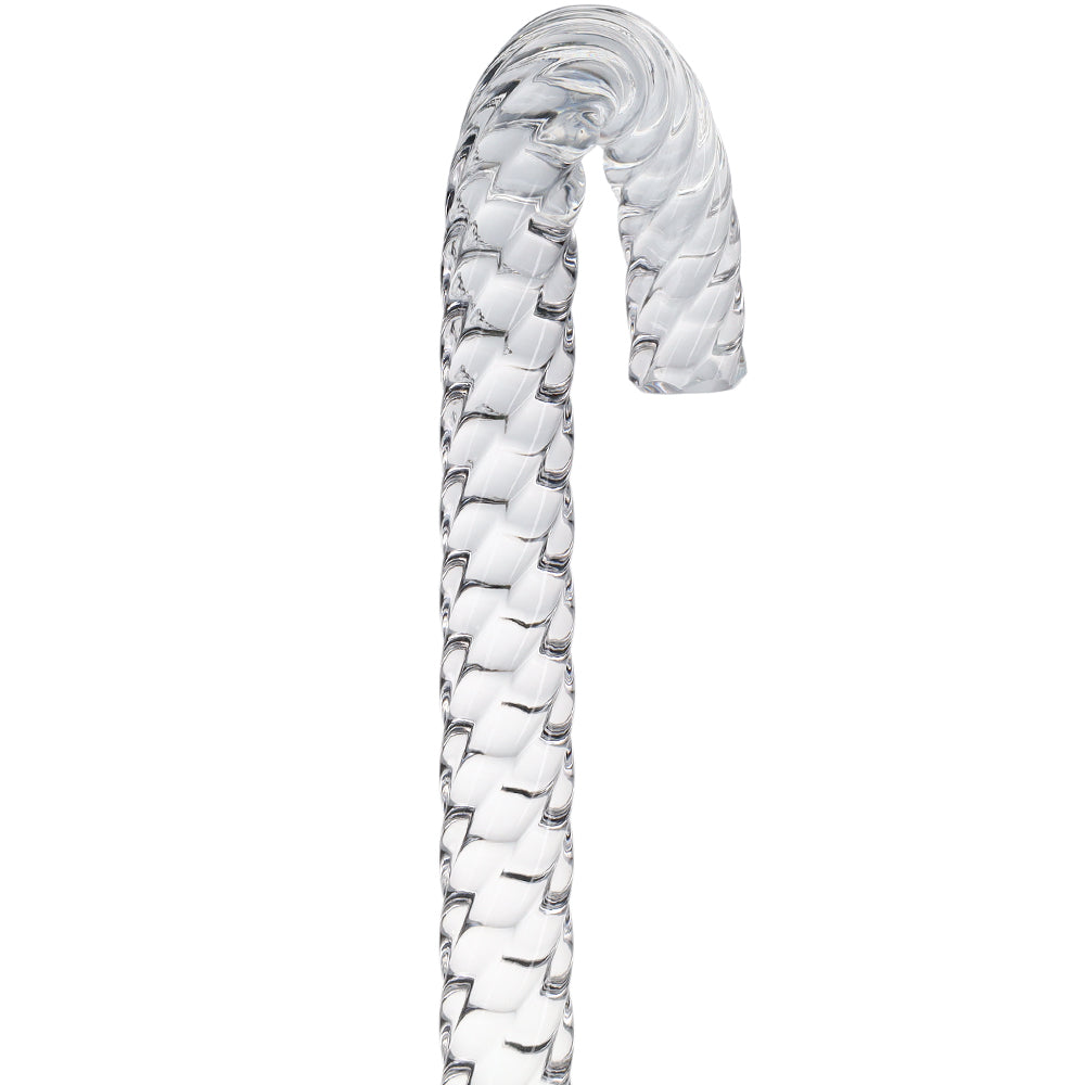 Crystal Ridges Clear Lucite Shaft J Tourist Walking Cane Clear Lucite Walking Canes - Tophatter Daily Deals