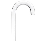 Invisible See Thru J Handle Lucite Tourist Walking Cane Clear Lucite Walking Canes - Tophatter Daily Deals