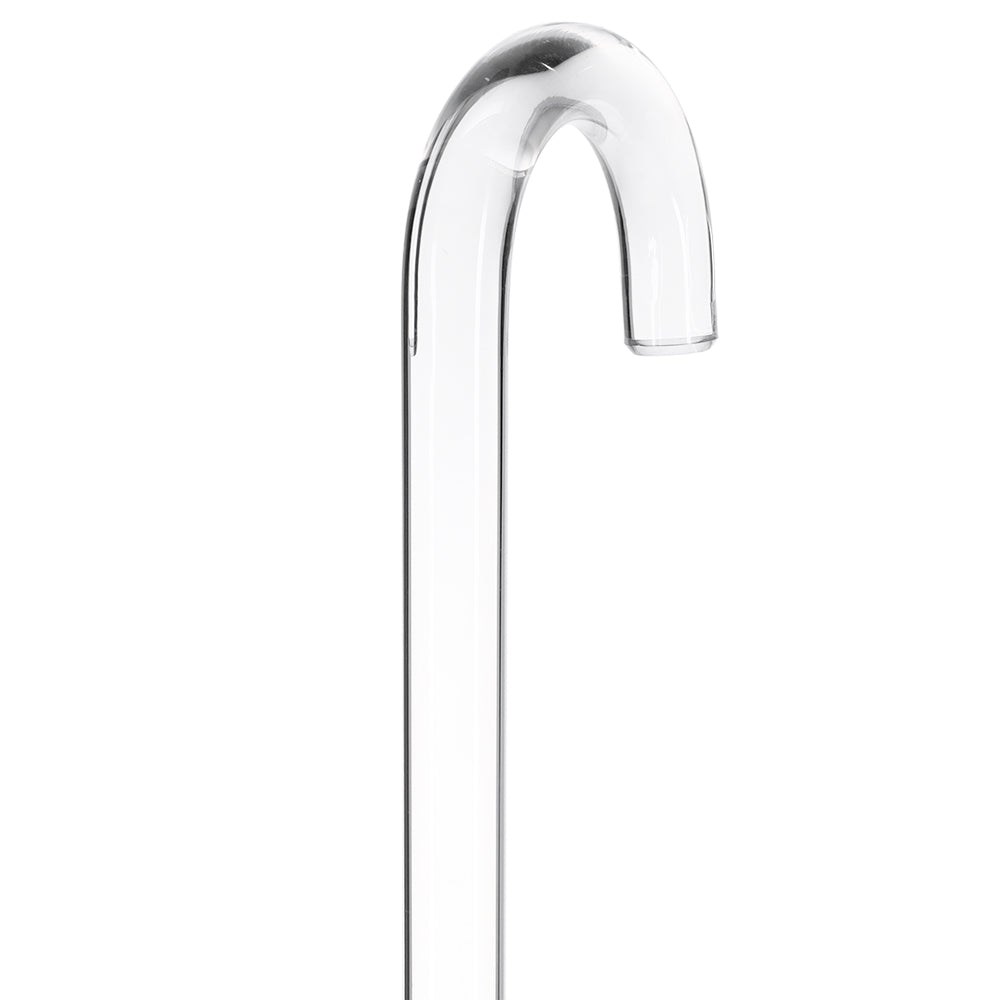 Invisible See Thru J Handle Lucite Tourist Walking Cane Clear Lucite Walking Canes - Tophatter Daily Deals