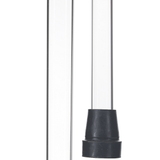 Invisible See Thru J Handle Lucite Tourist Walking Cane Clear Lucite Walking Canes - Tophatter Daily Deals