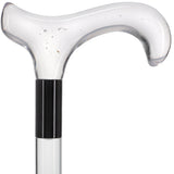 Elevate Style: Clear Lucite Cane with Customizable Collar Clear Lucite Walking Canes - Tophatter Daily Deals