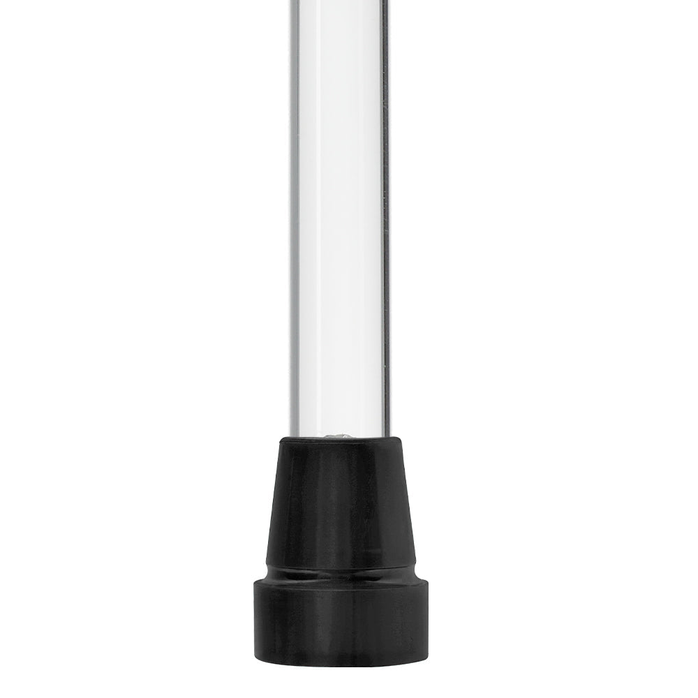 Elevate Style: Clear Lucite Cane with Customizable Collar Clear Lucite Walking Canes - Tophatter Daily Deals