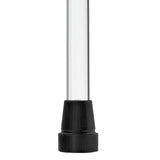 Elevate Style: Clear Lucite Cane with Customizable Collar Clear Lucite Walking Canes - Tophatter Daily Deals