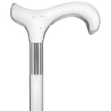 Elevate Style: Clear Lucite Cane with Customizable Collar Clear Lucite Walking Canes - Tophatter Daily Deals