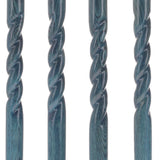 Twisted Blue Ash & Hame Chrome Walking Stick Hame Walking Sticks - Tophatter Daily Deals