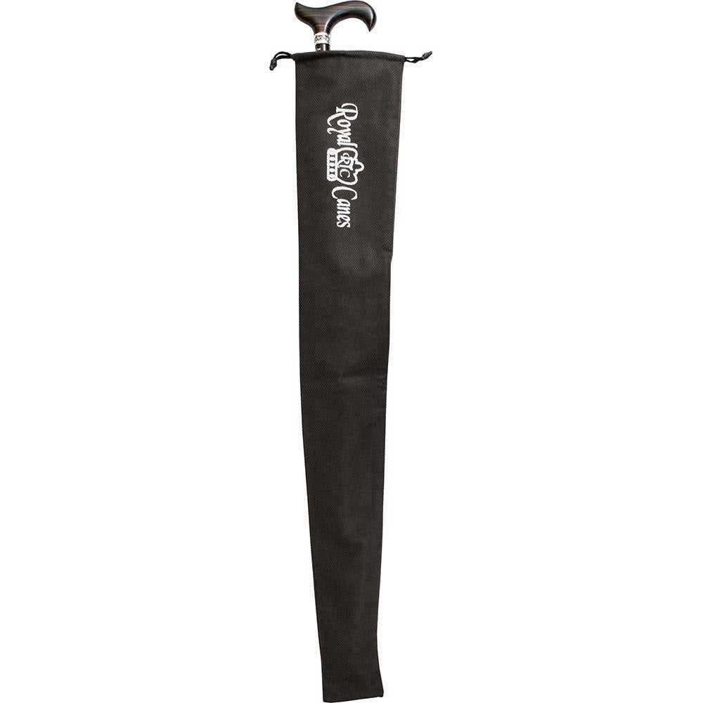 Black Cloth Cane Bag With Draw String Folding Cane Pouch Bags - Tophatter Daily Deals