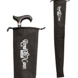 Black Cloth Cane Bag With Draw String Folding Cane Pouch Bags - Tophatter Daily Deals