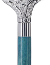 Derby Premium Chrome Brass Cane: Stained Custom Color Shaft Bird Walking Canes - Tophatter Daily Deals